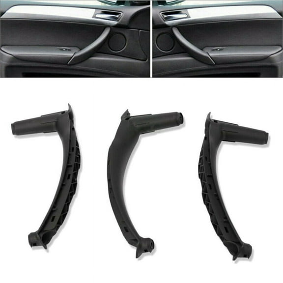 Car Interior Inside Door Panel Handle Pull Trim Cover 3Pcs Set For- E70 X5