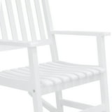 Best Choice Products Indoor Outdoor Traditional Slat Wood Rocking Chair ...