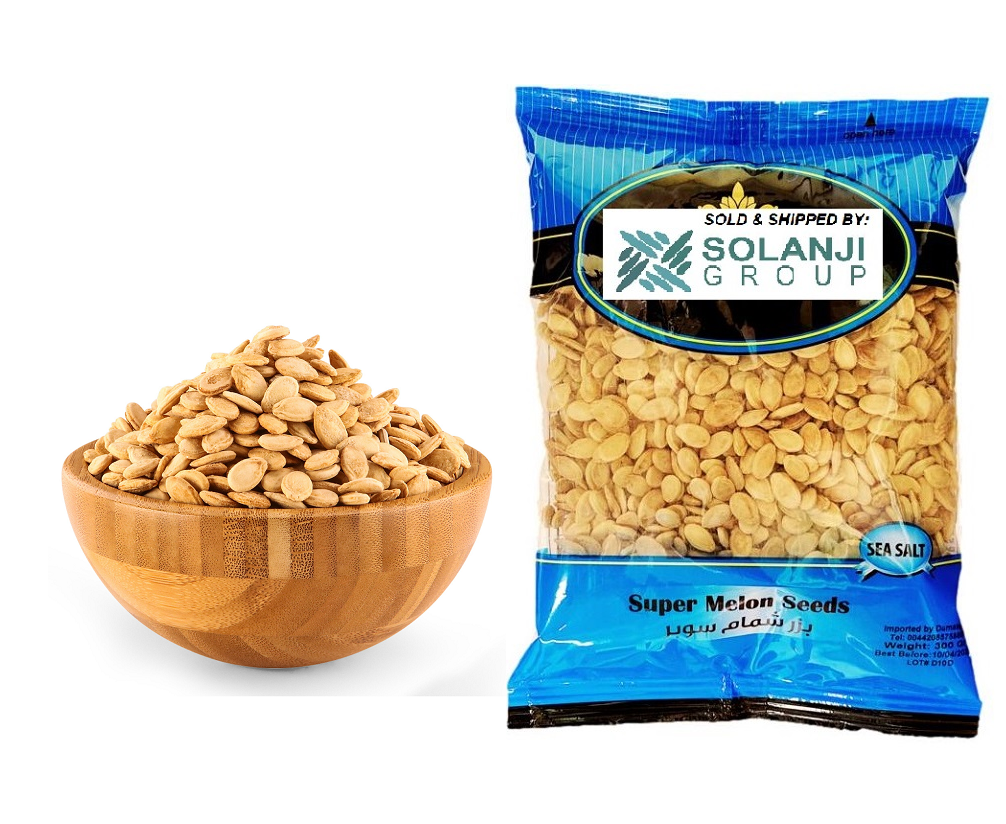 Melon Roasted and Salted Seeds ( Egyptian Style )  12 Packs, NT.WT. 12.34oz (350g)