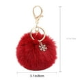 thumbnail image 2 of Ayprnig Pom Pom Keychain Keychains For Women Funny Keychain Modern Fashion Artificial Ball Keychain Furry Accessory Bag Or Car Pendant Keychain Accessories Stuffed Animal Keychain, 2 of 8