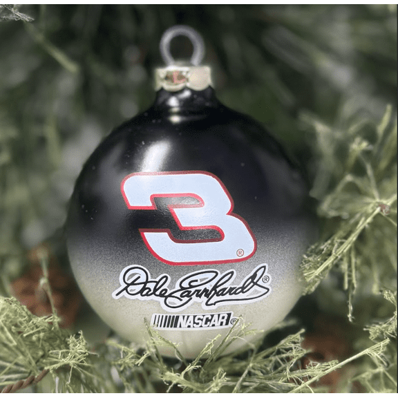NASCAR Licensed Ornament – Dale Earnhardt #3 Fade Design | Collectible Holiday Decoration for Racing Fans