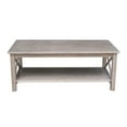 thumbnail image 3 of International Concepts Hampton Coffee Table in Washed Gray Taupe, 3 of 7