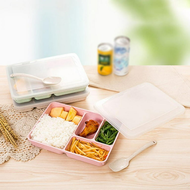 5 Compartment Disposable Food Containers With Dividers Plastic Bento Lunch  To Go Box - Buy 5 Compartment Disposable Food Containers With Dividers  Plastic Bento Lunch To Go Box Product on