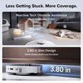 thumbnail image 6 of Roborock Qrevo Series 2 Pro SE Robot Vacuum and Mop, 19,000Pa Suction, FlexiArm Edge Mopping, Zero-Tangle, High-Temperature Mop Self-Cleaning, Smart Obstacle Avoidance, Auto Mop Removal, 6 of 11
