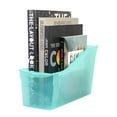 thumbnail image 6 of Pen+Gear Plastic Desktop Book Organzer Bin, Clear Green, 6 of 11
