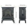 thumbnail image 4 of 18 inch 3D Flame Electric Infrared Quartz Fireplace Stove with remote control, 4 of 9