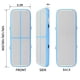 thumbnail image 2 of Esterilla inflable para gimnasia aérea EDOSTORY, 4 pulgadas de grosor, 488 cm, 2 of 6