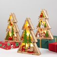 thumbnail image 3 of 1pcs Wooden Christmas Table Lamp For Christmas, Christmas Decorations Wooden Lighted Christmas Tree Decoration Led Christmas Tree Mall Window Decorati, 3 of 4