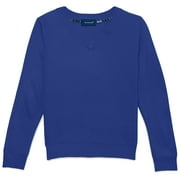 Classroom School Uniforms Adult Long Sleeve V-Neck Sweater 56704