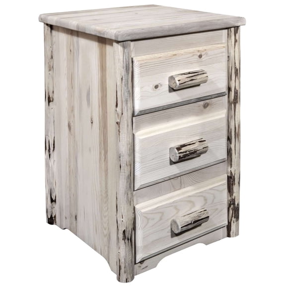 Montana Woodworks MWN3D Nightstand with 3 Drawers-Montana Collection-Ready to Finish