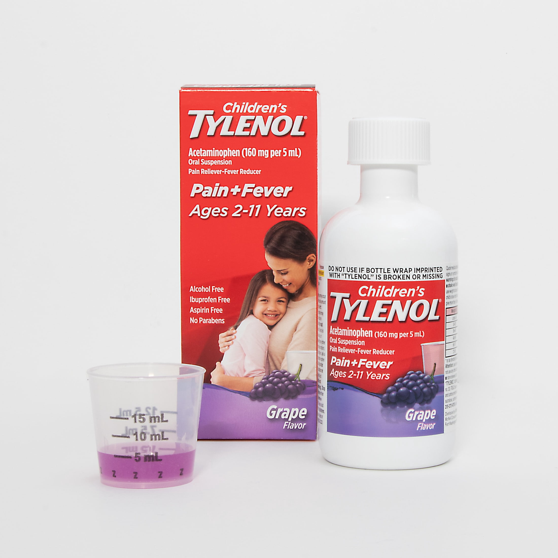 (3 pack) Children's Tylenol Liquid (4 fl. oz) & Chewables (24 Count), 2 pc bundle