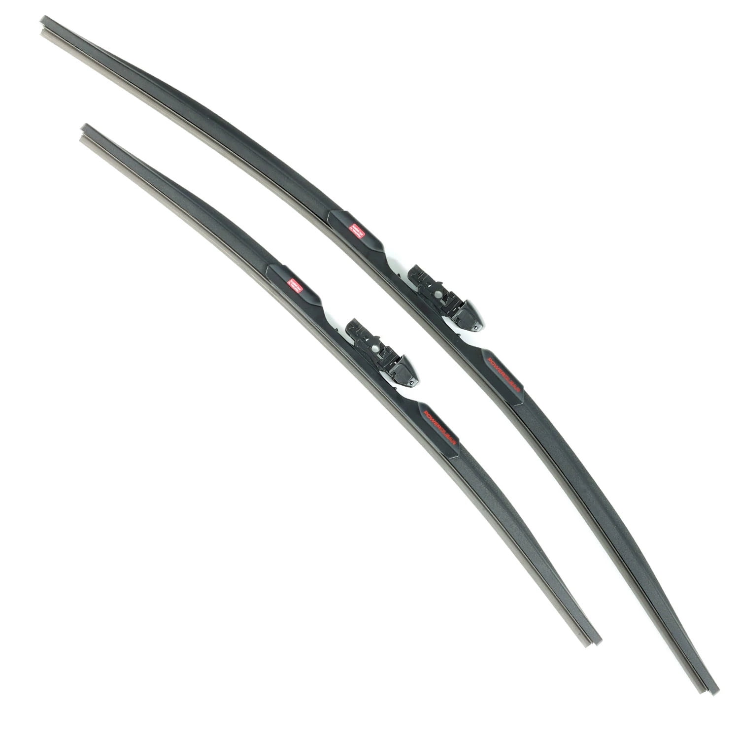 PowerClear by PowerStop – PCK-2620-2 - Front 26" + 20" Windshield Wiper Blade Set, Pinch Tab For Ford Taurus, Toyota Avalon, Lincoln MKS [Model Specific]