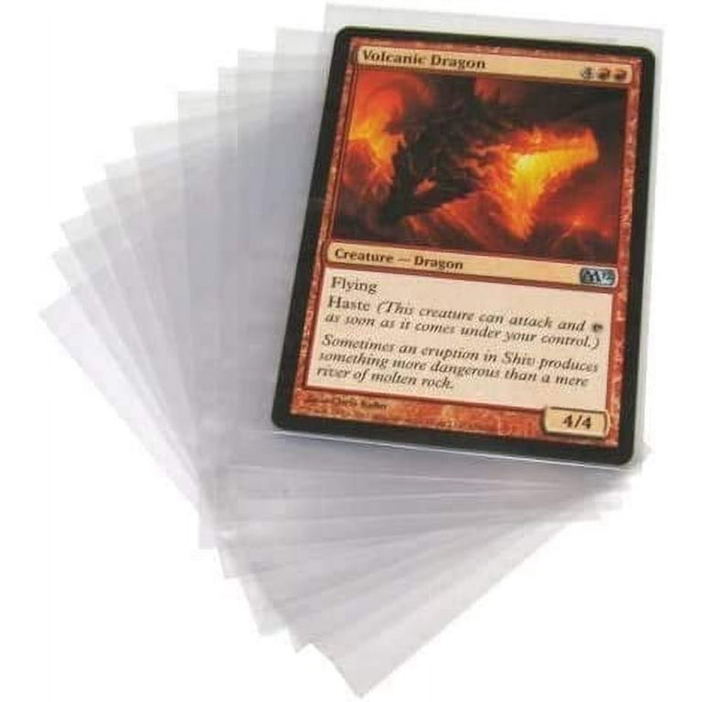 BCW 200-Count Trading Card Toploaders & Sleeves, Acid-Free, Archival, with  Lumintrail Cloth - Walmart.com