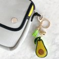 thumbnail image 5 of Wrapables Crystal Bling Key Chain Keyring Car Purse Handbag Pendant Charm, Avacado, 5 of 7