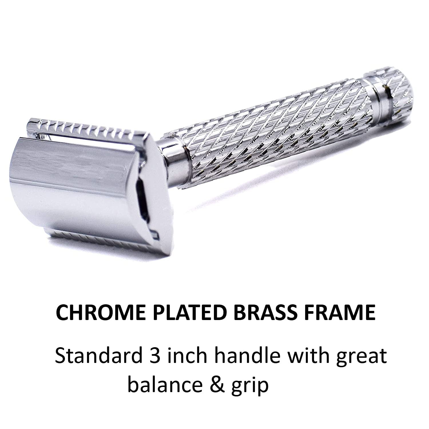 Parker 94R "Hefty" Double Edge Safety Razor & 5 Parker Premium DE Blades