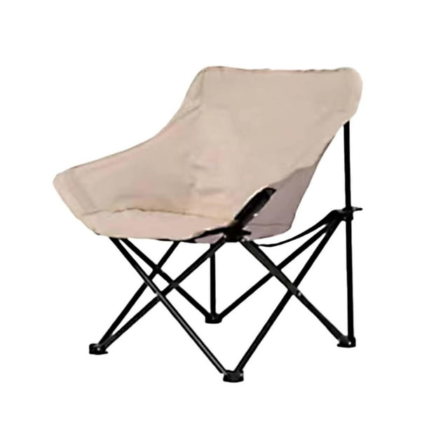 Silla de Camping perfecl silla portátil con bolsa de Transporte Cómoda silla Lunar resistente a desgarros caqui