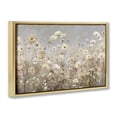 thumbnail image 2 of Stupell Industries Contemporary White Daisy Clusters Meadow Gold Floating Frame Canvas Art, 25 x 17, by Jacky Ngan, 2 of 8