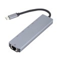 thumbnail image 1 of WRITWAA Type C Extension Adapter 6 In 1 Design Light Grey And 1Set, 1 of 8