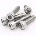thumbnail image 2 of Huggegwe BOL-65645 M9 Boulon Hexagonal Intérieur Douille Grain Mâle Vis Filetée Pleine Pointe Fine Acier Inoxydable 16mm-50mm Longueur 1pcs-(Longueur : M9 x 16mm x 1mm) CJB91-108966, 2 of 2