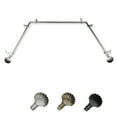 thumbnail image 2 of Domovina Eric 13/16" Bay Window Single Curtain Rod-Color:Satin Nickel, 2 of 2