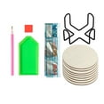 ZKCCNUK Christmas Decorations 8 Pcs Diamond Cup Mat Paintings Kits With Holder, DIY Diamond Art