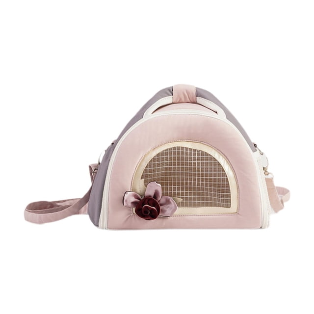 Bolso portador de hámster, portador de viajes de animales pequeños, bolsa saliente, portador de coinatas pequeñas bolsas para mascotas para pájaros