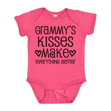 

Inktastic Grammy Kisses for Granddaughter Gift Baby Girl Bodysuit