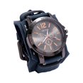 thumbnail image 1 of Reloj clásico jinwen con pulsera de cuero y esfera redonda para hombre calle negocios Azul, 1 of 8