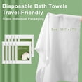 thumbnail image 4 of Paquete de 10 toallas de baño desechables Tvvcalk, 140 x 70 cm, suaves, 4 of 7