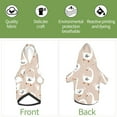 thumbnail image 5 of Bingfone White Goose Dog Clothes Hoodie, Pet Winter Coat,Puppy Sweatshirts For Small Dogs Boy Girl,Suitable For All Breeds-Medium, 5 of 8