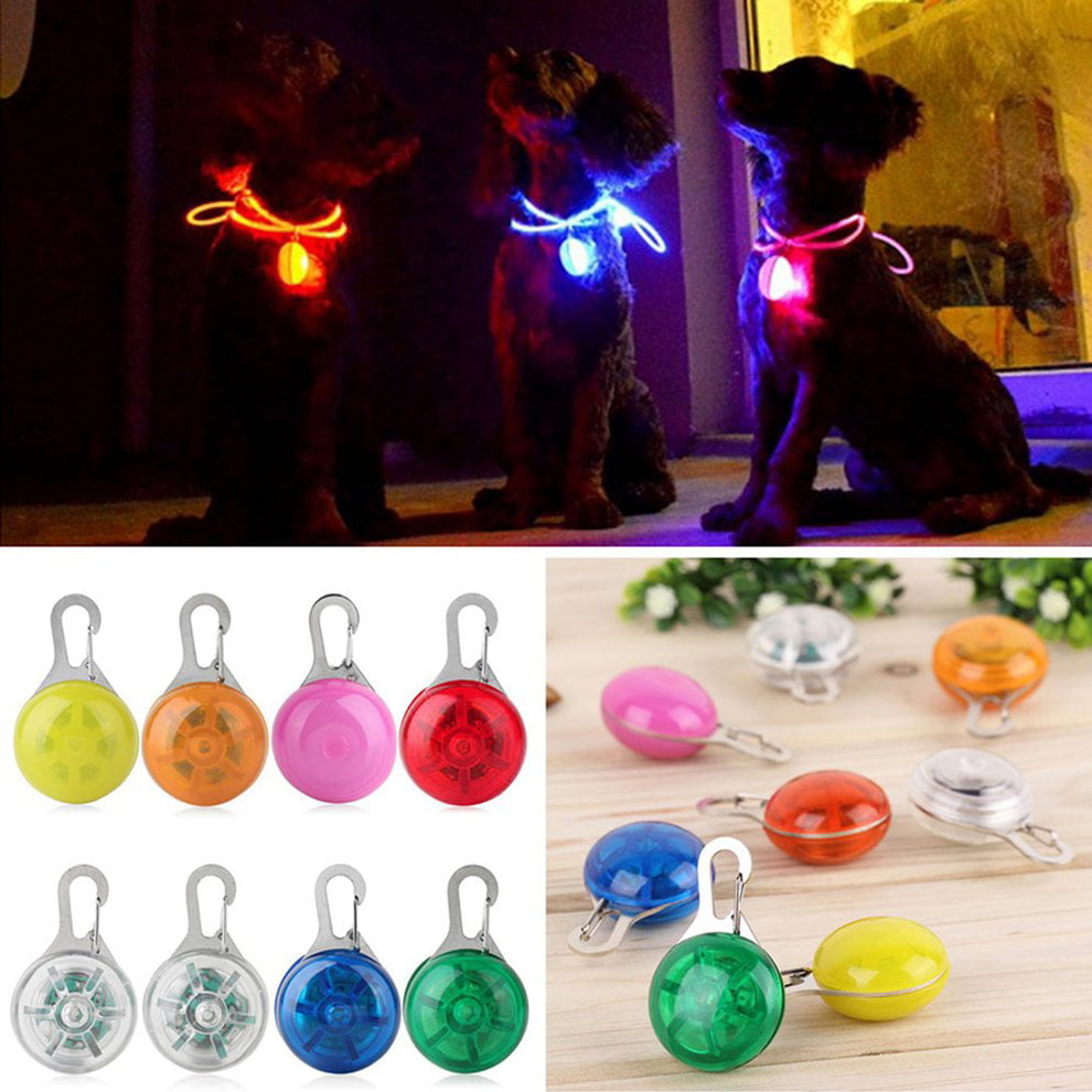 Super Bright Dogs LED Pendant Portable Pet Necklace Durable Night Light Flashing Collar Universal Pet Supplies 