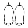 thumbnail image 1 of GROWTH TANK 2 Pcs Abat-Jour Harpe Support E26 Harpes pour Lampe de Table/sol Noir, 1 of 9