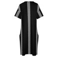 thumbnail image 4 of Vestido Ska colgado con bolsillos para mujer vestidos para ocasión especial ropa de graduación Verano, 4 of 6