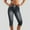 Black, variant on Women's Stretchy Denim Capri Pants High Waisted Distressed Cropped Jeans Trendy Slim Fit Drawstring Cargo Style