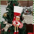 thumbnail image 4 of ToyKingdee Christmas Stocking Classic Large Stockings, Christmas Stockings with Personalized Name Tag for Family Holiday Xmas Party Decorations, 4 of 7