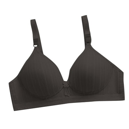 Fesfesfes Bras for Women Wireless Ladies Embroidered Plus Size Bras Comfortable Breathable Bra Underwear Bras Wireless Bra