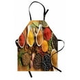 thumbnail image 1 of Spice Apron, Overview Picturesque of Various and Healthy Aromatic Additives and Vegetables, Unisex Kitchen Bib with Adjustable Neck for Cooking Gardening, Adult Size, Multicolor, by Ambesonne, 1 of 4