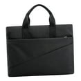 thumbnail image 4 of balikha Briefcase Document Bag Bag files Organizer Multifunctional Container Case Storage Bag Laptop Briefcase Laptop Case black, 4 of 9