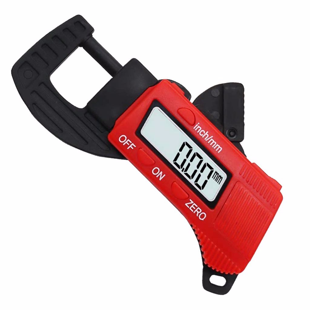 Digital Thickness Gauge Meter 12.7mm Portable LCD Electronic Micrometer