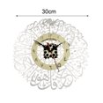 thumbnail image 3 of YAOMOBB Hanging Clock Non Ticking Wall Clock Silent Mirror Surface Indoor Clock, 3 of 5