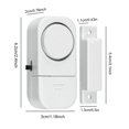 thumbnail image 3 of Dsseng Wireless Home Security Door Window Entry Burglar Alarm System Magnetic Sensor Modern Home Decor, 3 of 6