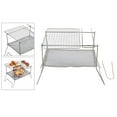 thumbnail image 4 of Parrilla plegable para fogata, parrilla de material acero inoxidable 304, resistente, portátil, para acampar, carbón, , parrilla, herramientas, fácil d Style2, 4 of 8