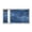 Blue Textured Pattern, variant on Nylon Fabric Wallet Compact Bifold With Zipper Coin Pocket Card Slots And Detachable Keychain Lanyard Pattern Of Soccer Elements