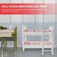 thumbnail image 2 of Miniature Bunk Bed Model Toy Mini House Bed Doll House Miniature Furniture Prop, 2 of 8