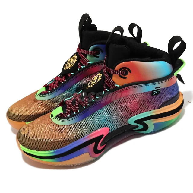 N I-K-E A i r-Jor-dan XXXVI GC PF 36 Tiger Black Multi Men Basketball Shoes DN4200-064