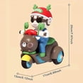 thumbnail image 2 of Cute Boys Electric Tricycle Toy Stunting Motorcycles for Girls Kids Age 3 4 5 6, 2 of 5