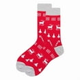thumbnail image 6 of Men's Christmas Socks Reindeers & Trees & Fun Gift Size 10-13 (2-Pair Set), 6 of 6