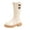 White, variant on Akiihool Baby Girl'S Boots Baby Girls Cowboy Tassel Boots with Side Zipper with Removable Squeaker for Boys and Girls (Black,3)