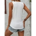 thumbnail image 3 of Solid Eyelet Embroidery Tank Top, 3 of 7