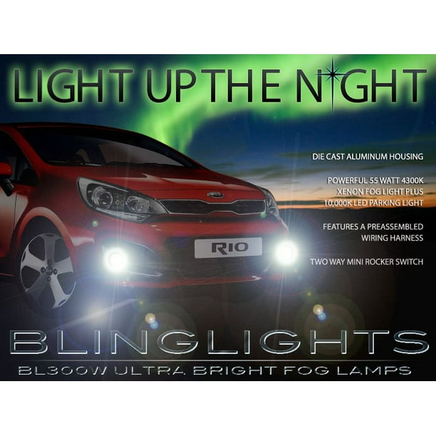 12 13 14 15 Kia Rio 5 Door Fog Lamps Lights Kit Walmart Com